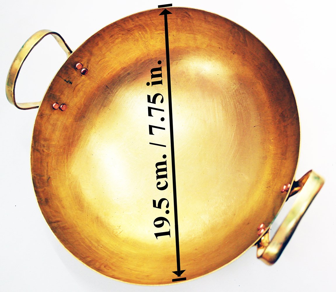 Amazon.com: Thai 7.75 Inches Dessert Brass Pan Menu Pudding